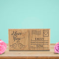 Personalised Oak Love Letter
