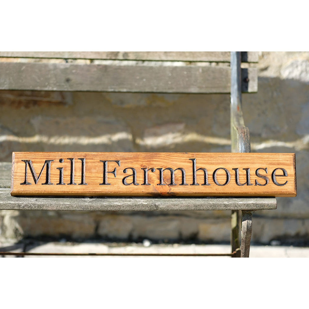 Personalised Wooden Engraved  Sign