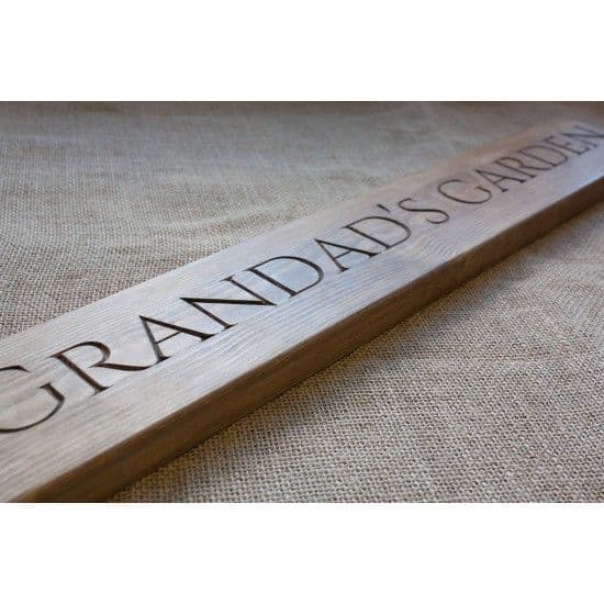 Personalised Wooden Engraved  Sign
