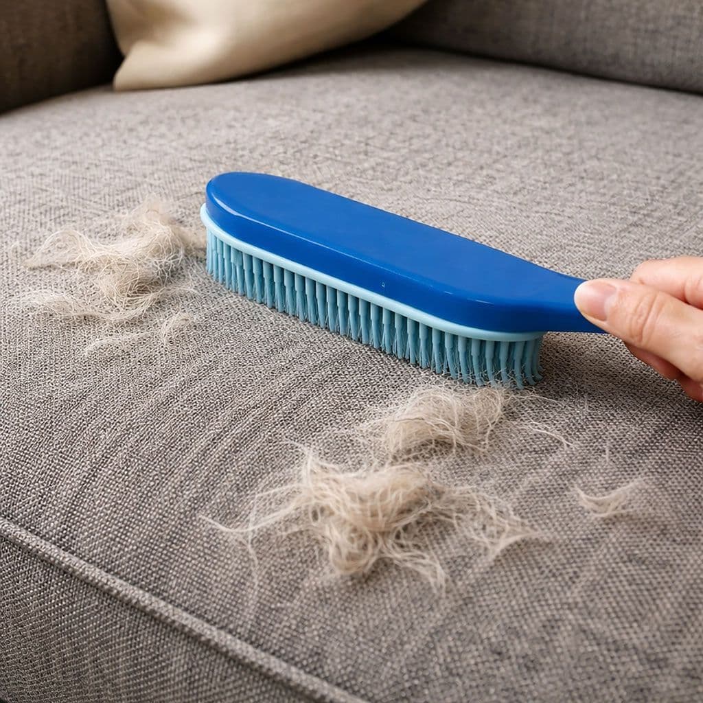 Rubber Broom & Hand Brush Set