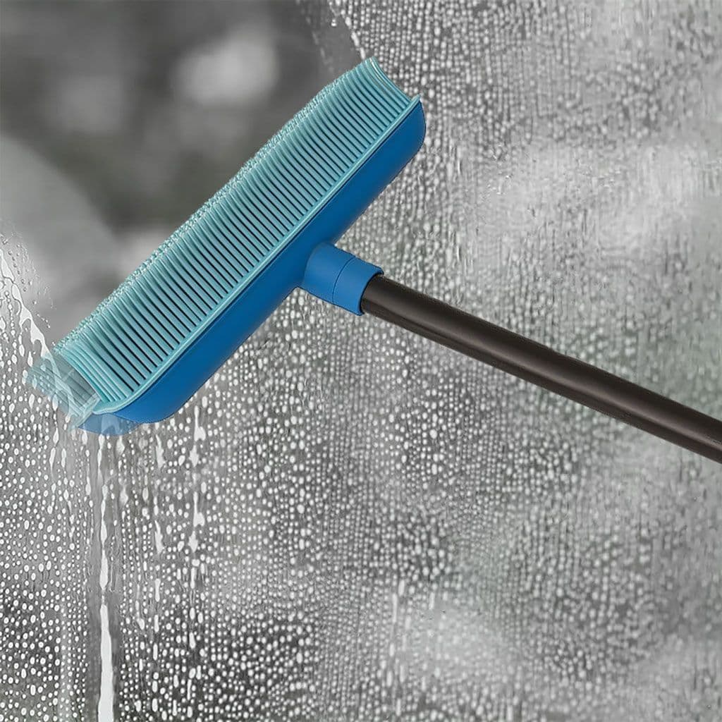 Rubber Broom & Hand Brush Set